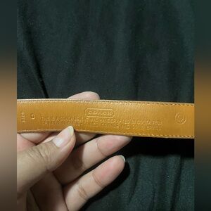 Coach Belt Size L